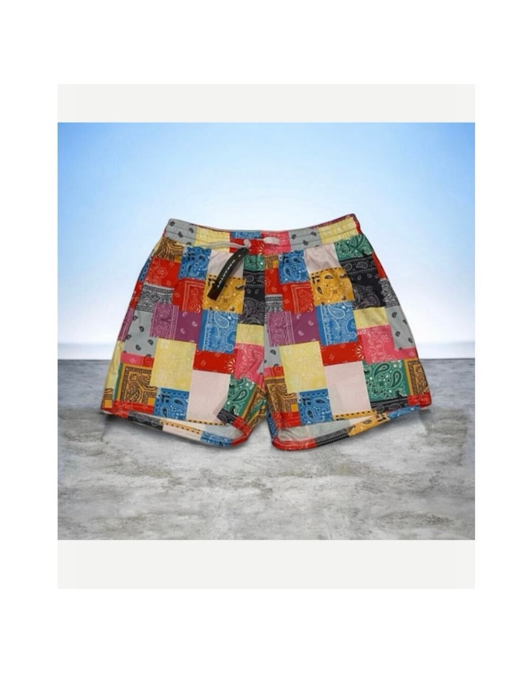 Makarthy Ladies Bandanna Summer Swim Shorts Large New
